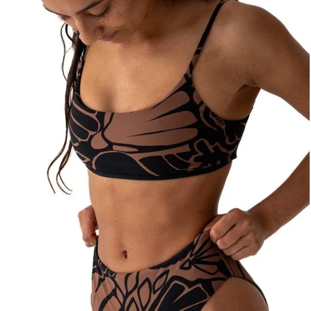 Salted Active Swim Bralette Coco Shell Medium